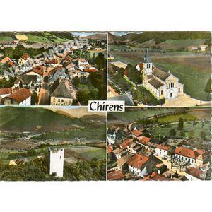 en avion au dessus de Chirens (Is&egrave;re)