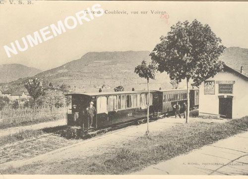 Cie VSB Gare de coublevie vue sur Voiron