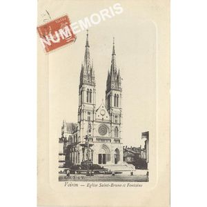 Voiron Eglise Saint-Bruno et Fontaine