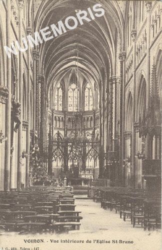 JG 147 Voiron vue int&eacute;rieure de l'&eacute;glise St-Bruno