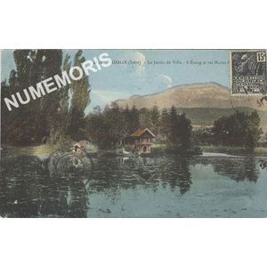 2642 Voiron (Is&egrave;re) Jardin de Ville l'Etang et les monts de la Chartreuse