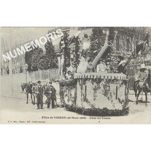 JG 403 Fêtes de Voiron (29 mars 1908) Char du Canon