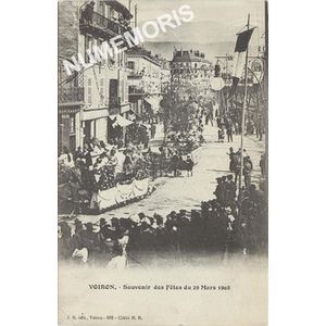 JG 392  Voiron Souvenir des F&ecirc;tes du 29 mars 1908