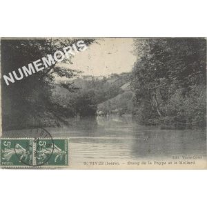 009 Rives (Is&egrave;re) Etang de la Poype et le Mollard