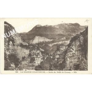 235 la Grande Chartreuse sortie du d&eacute;fil&eacute; de Crossey ND