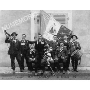 conscrits de Chirens de 1909