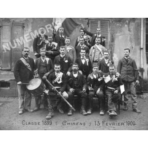 conscrits de Chirens de 1899