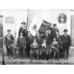 conscrits de Chirens de 1908