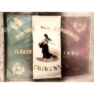 conscrits de Chirens drapeau de 1951