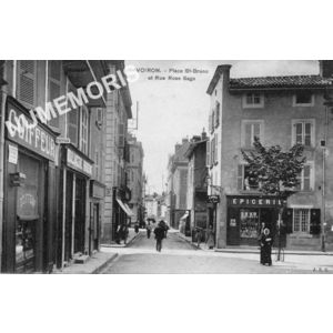 Voiron Place St Bruno et Rue Rose Sage
