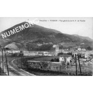 0166 dauphin&eacute; Voiron vue g&eacute;n&eacute;rale de N. D. de Vouise