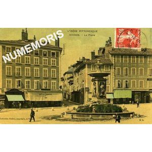 L'Is&egrave;re pittoresque Voiron la place