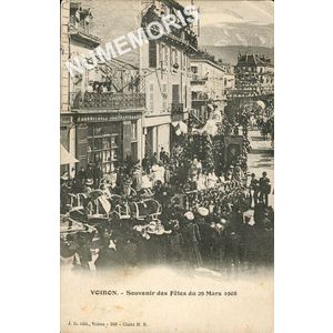 JG 398 Voiron souvenir des f&ecirc;tes du 29 mars 1908