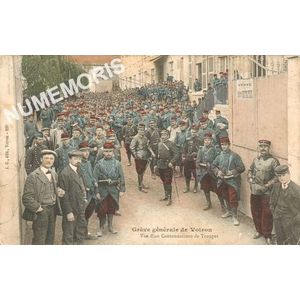 JG 220 Greve g&eacute;n&eacute;rale de Voiron vue d'un cantonnement de troupes