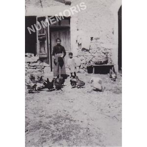 Coublevie : ferme du hameau de Voissant en 1916