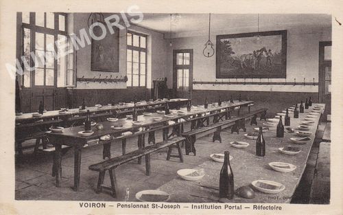 Voiron Pensionnat St-Joseph institution Portal R&eacute;fectoire
