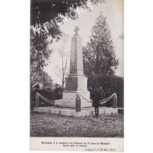 Monument à la mémoire des enfants de St Jean de Moirans morts pour la France