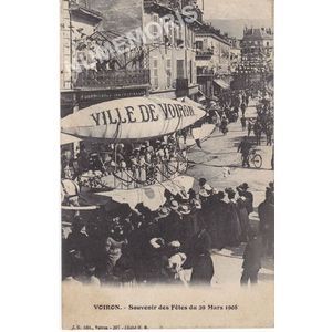 JG 397 Voiron souvenir des f&ecirc;tes du 29 mars 1908