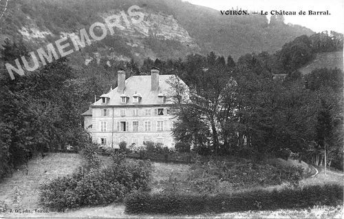 JG 384 Voiron le ch&acirc;teau de Barral
