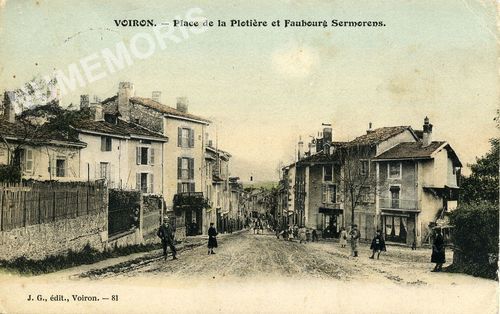 JG 081 Voiron Place de la Ploti&egrave;re et Faubourg Sermorens