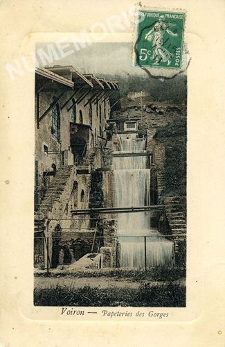 Voiron papeteries des Gorges