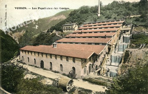 JG 165 Voiron les papeteries des Gorges