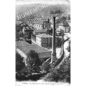 167 Voiron la fabrique de toiles Villard, Castelbon et A. Vial