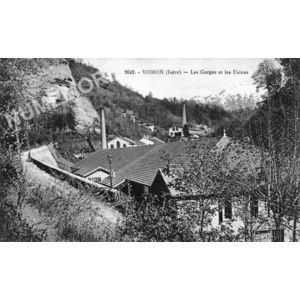 2649 Voiron (Is&egrave;re) les gorges et les usines