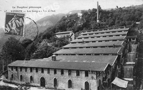 le Dauphin&eacute; pittoresque 25 Voiron les gorges les usines