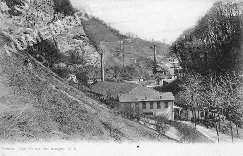 Voiron les usines des gorges