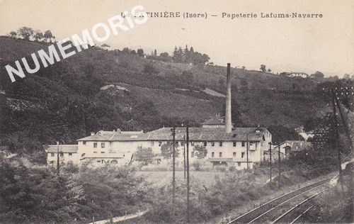 la Patini&egrave;re (Is&egrave;re) papeterie Lafuma-Navarre