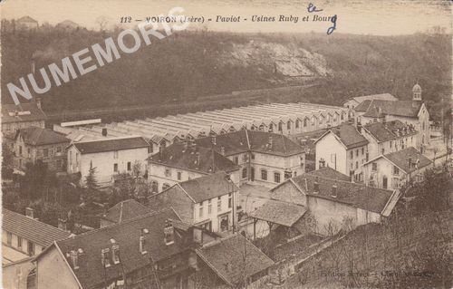 112 Voiron (Is&egrave;re) Paviot usine Ruby et Bourg