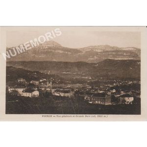 Voiron vue g&eacute;n&eacute;rale et Grande Sure (alt. 1921 m.)
