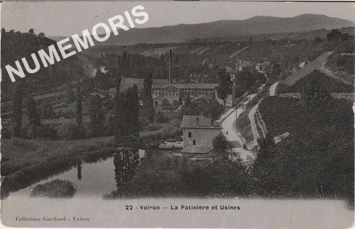 022 Voiron la Patini&egrave;re et usines 