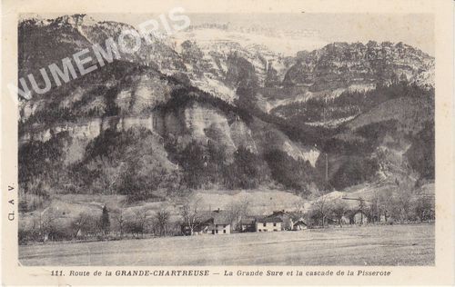 111 route de la Grande-Chartreuse la grande Sure et la cascade de la Pisserote