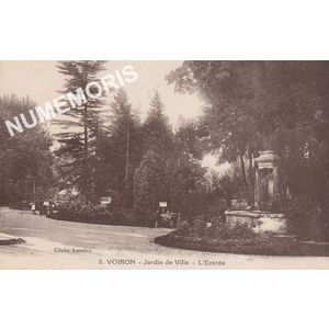 003 Voiron jardin de ville l'entr&eacute;e