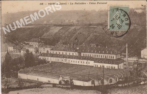106 Voiron (Is&egrave;re) la Patini&egrave;re usine Pernezel