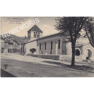 2648 Voiron (Is&egrave;re) le faubourg de sermorens et l'&eacute;glise St Pierre