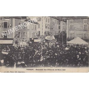 JG 396 Voiron souvenir des f&ecirc;tes du 29 mars 1908