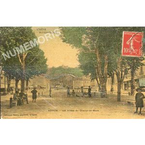 L'is&egrave;re pittoresque Voiron les all&eacute;es du Champ de Mars