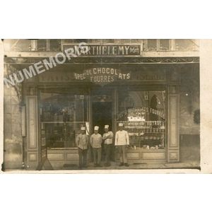 carte photo du chocolatier Barthelemy
