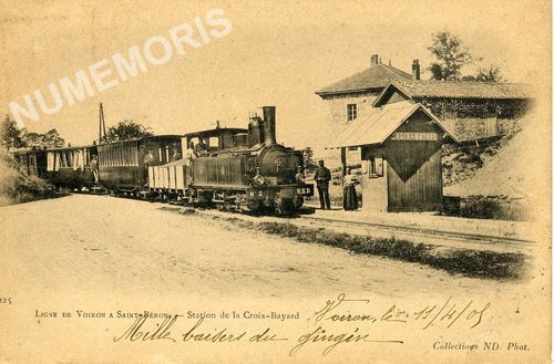 225 ligne de Voiron &agrave; Saint-B&eacute;ron station de la croix-Bayard