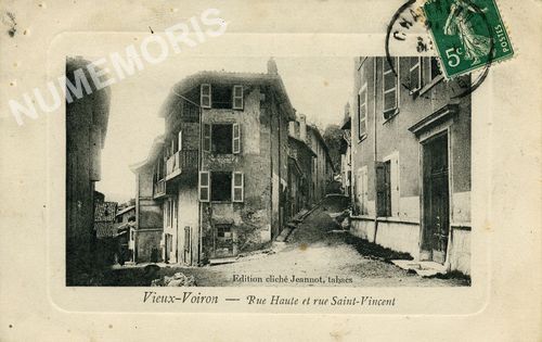 Vieux Voiron rue Haute et rue Saint-Vincent
