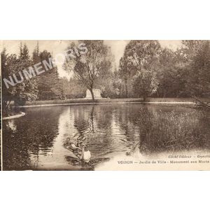 Voiron jardin de ville monuments aux morts