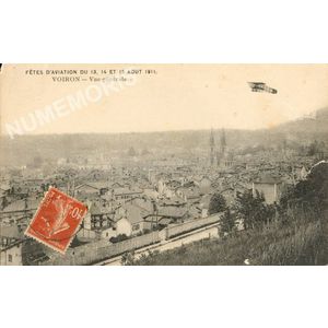 F&ecirc;tes d'aviation du 13, 14 et 15 ao&ucirc;t 1911 Voiron vue g&eacute;n&eacute;rale