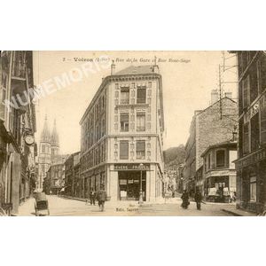 002 Voiron (Is&egrave;re) Rue de la Gare et Rue Rose Sage