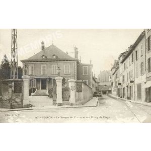 123 Voiron la banque de France et rue Bourg de Péage