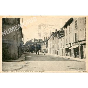 Voiron place Porte de la Buisse et le nouvel h&ocirc;pital