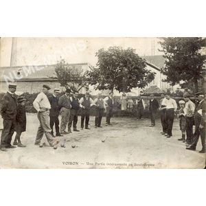Voiron une partie int&eacute;ressante au boulodrome