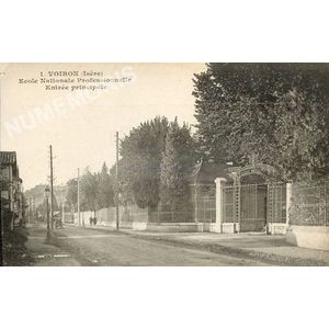 001 Voiron (Isère) Ecole Nationale Professionnelle Entrée principale